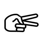 Scissors Hand Symbol